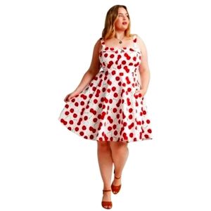 Modcloth pinup style cherry dress